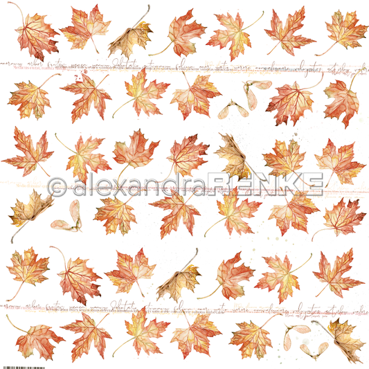 Design paper 'Maple Leaves Rapport' - P AR 10.1021 - A.RENKE