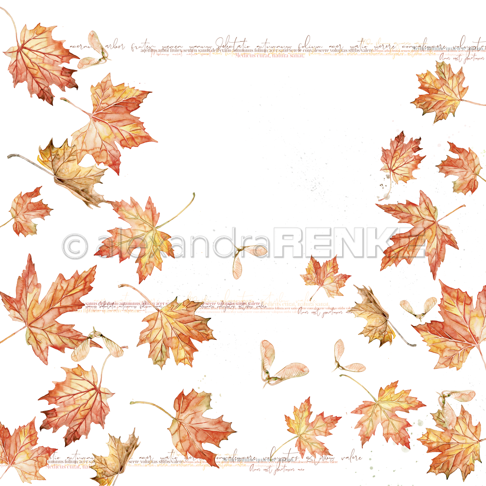 Design paper 'Big Maple Leaves' - P AR 10.1022 - A.RENKE