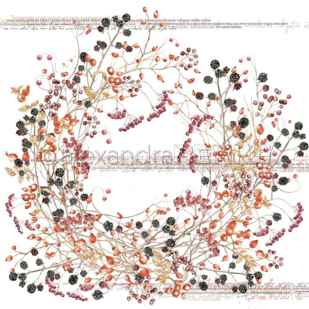 Design paper 'Autumn Plants' - P AR 10.1025 - A.RENKE