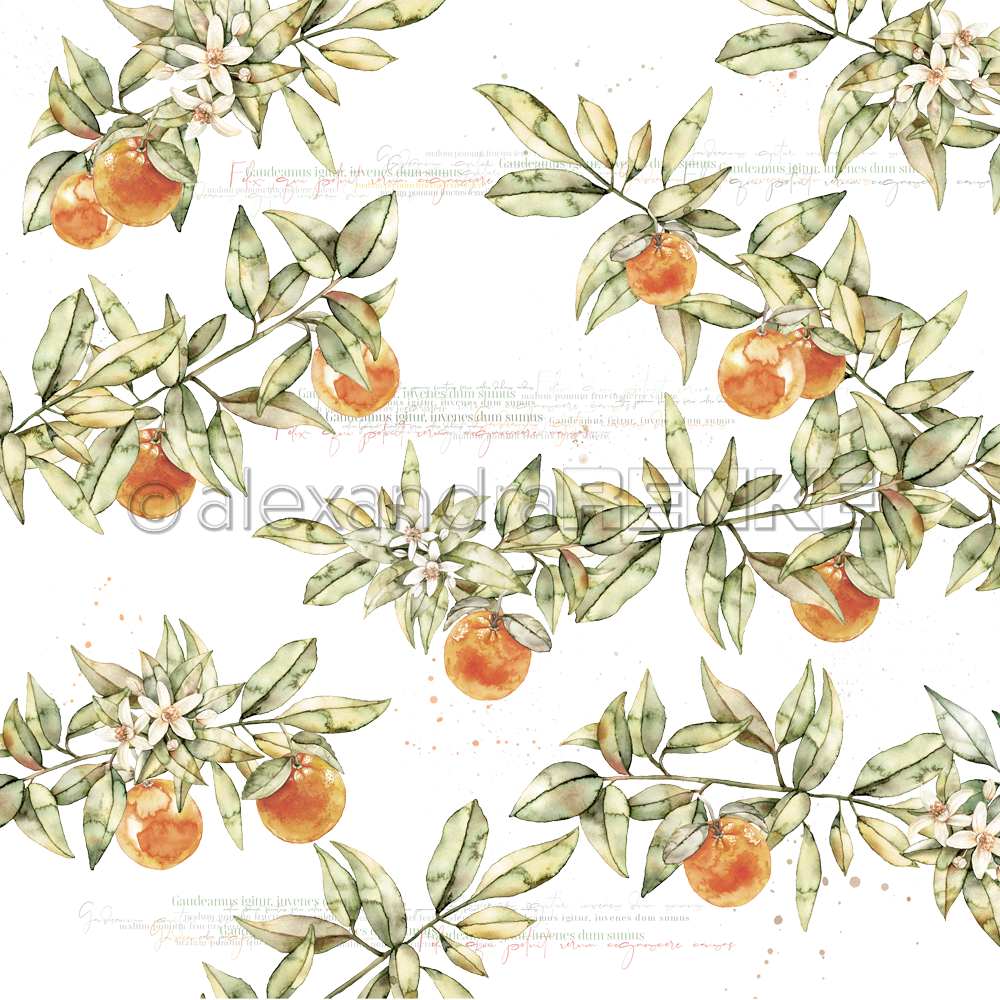 Design paper 'Orange branches'- P AR 10.1031 - A.RENKE