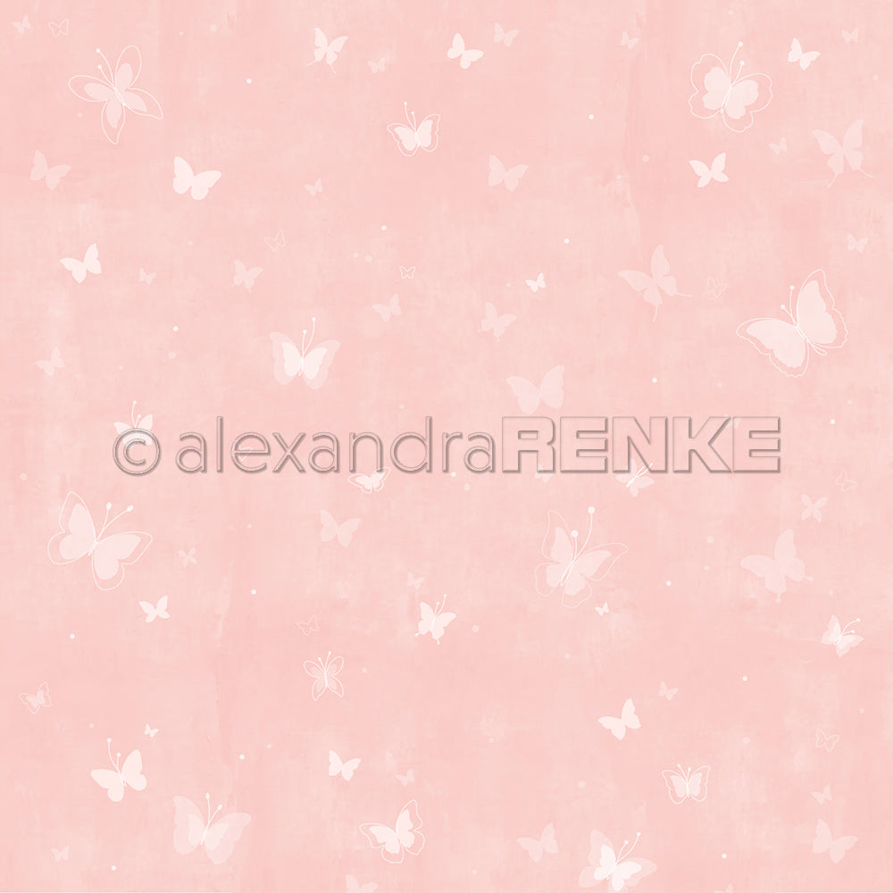 A.RENKE - Carta "Artist Butterflies Petal Pink" 10.2773