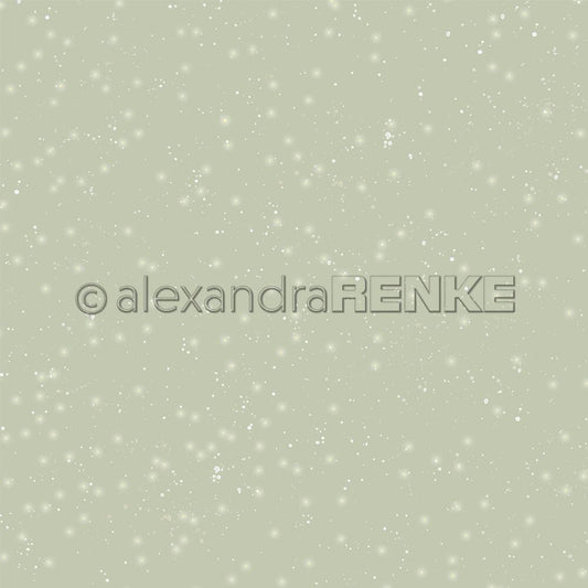 Design paper 'Green Starry Snowy Sky'- P-AR-10.2873 - A.RENKE