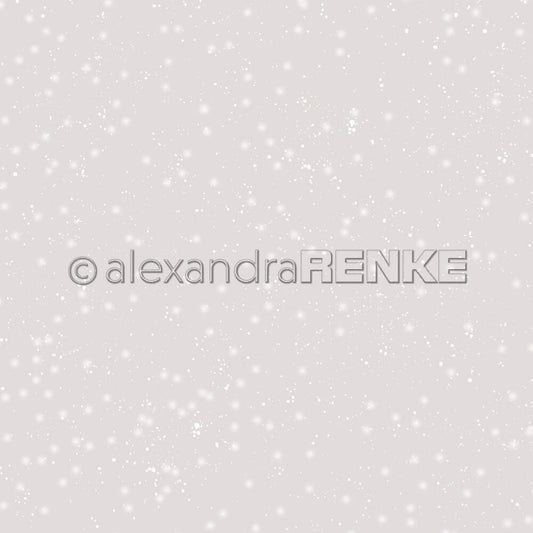 Design paper 'Silver-Gray Starry Snowy Sky' - P-AR-10.2874 - A.RENKE