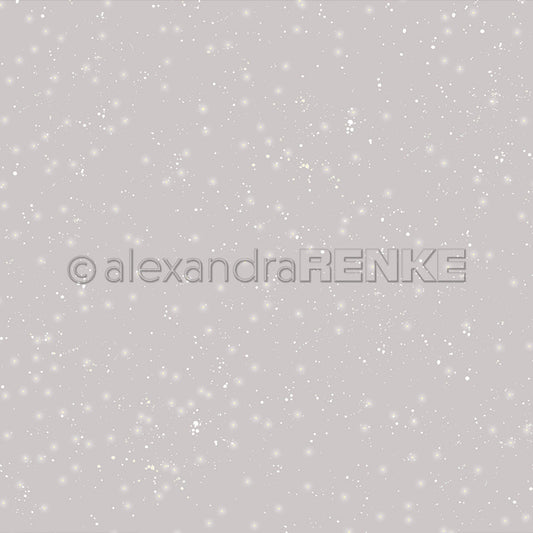 Design paper 'Silver Grey Starry Snow Sky Dark'- P-AR-10.2876 - A.RENKE