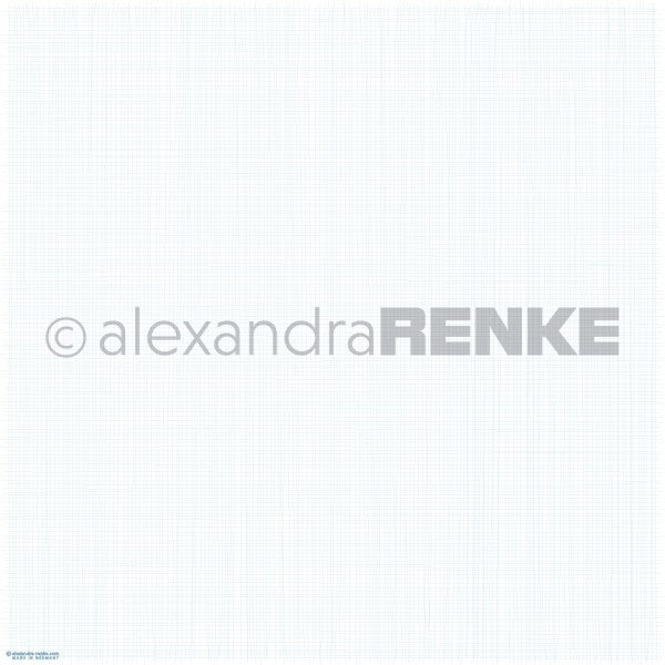 A. RENKE - Carta  "Grid light blue" - 10.564