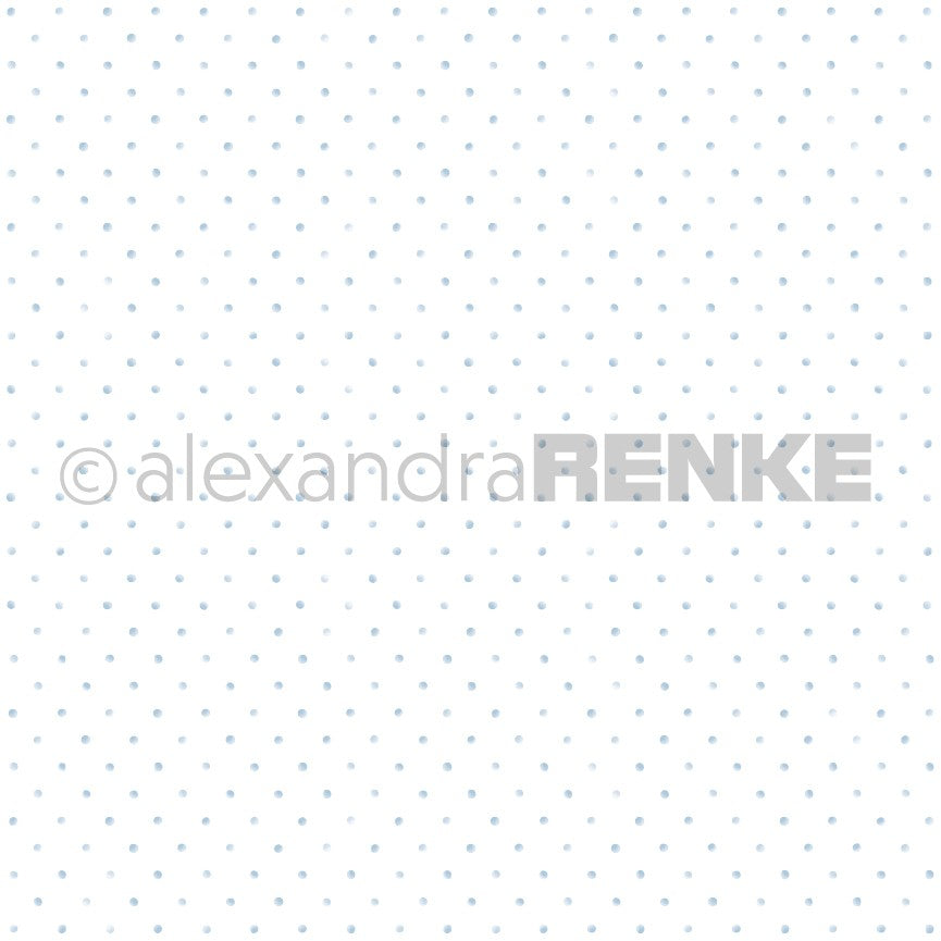 A. RENKE - Carta  "Little dots blue" - 10.593