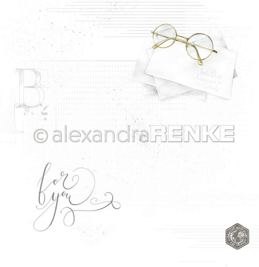 Design paper 'Glasses with pattern ' - P AR 10.889 - A.RENKE