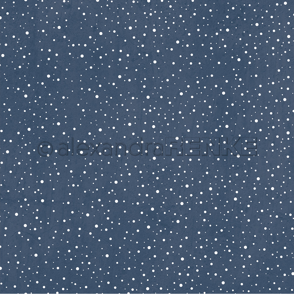 A.RENKE - Carta  "Snow flurry dark blue "- 10.2005