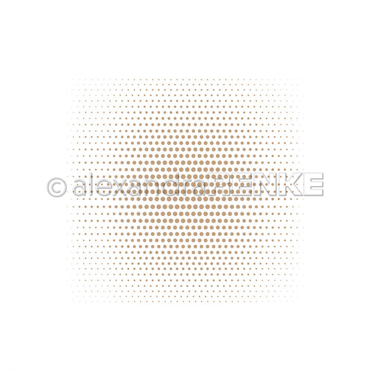 Design paper 'Centred dots halftone gold' - P-AR-10.2562- A.RENKE