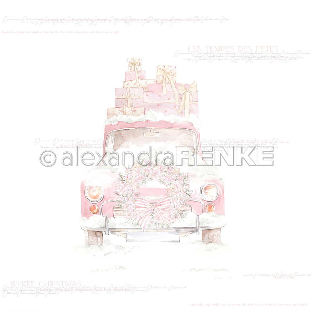 Design paper 'Christmas Car'- P-AR-10.2800 - A.RENKE