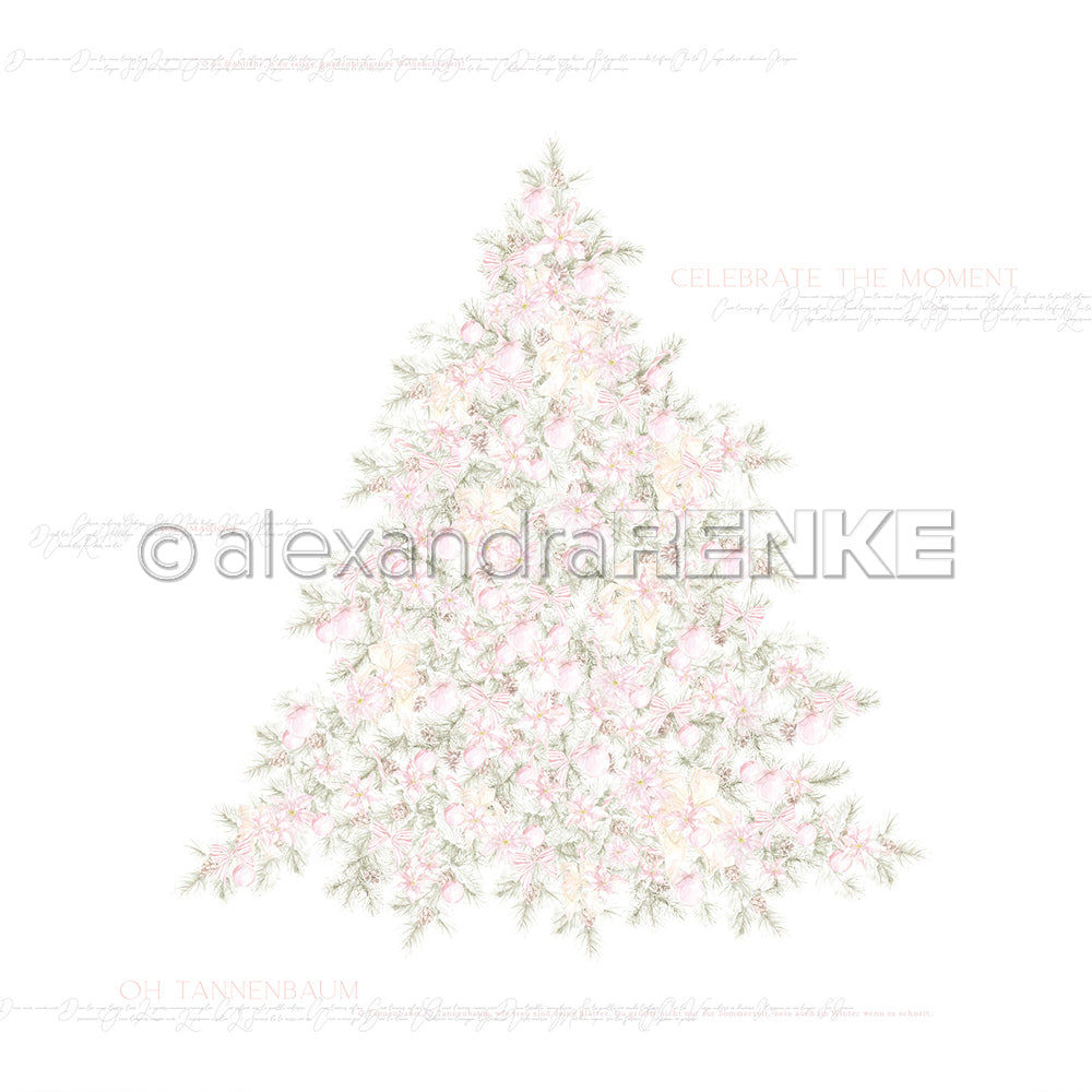 Design paper 'Christmastree'- P-AR-10.2802 - A.RENKE