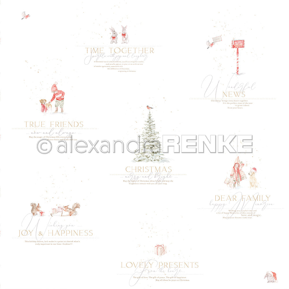 Design paper 'Card Set Christmas Time Together' - P-AR-10.2930- A.RENKE