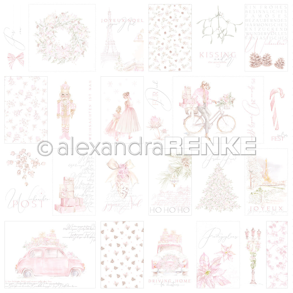 Design paper 'Card Set Parisian Christmas'- P-AR-10.2946 - A.RENKE