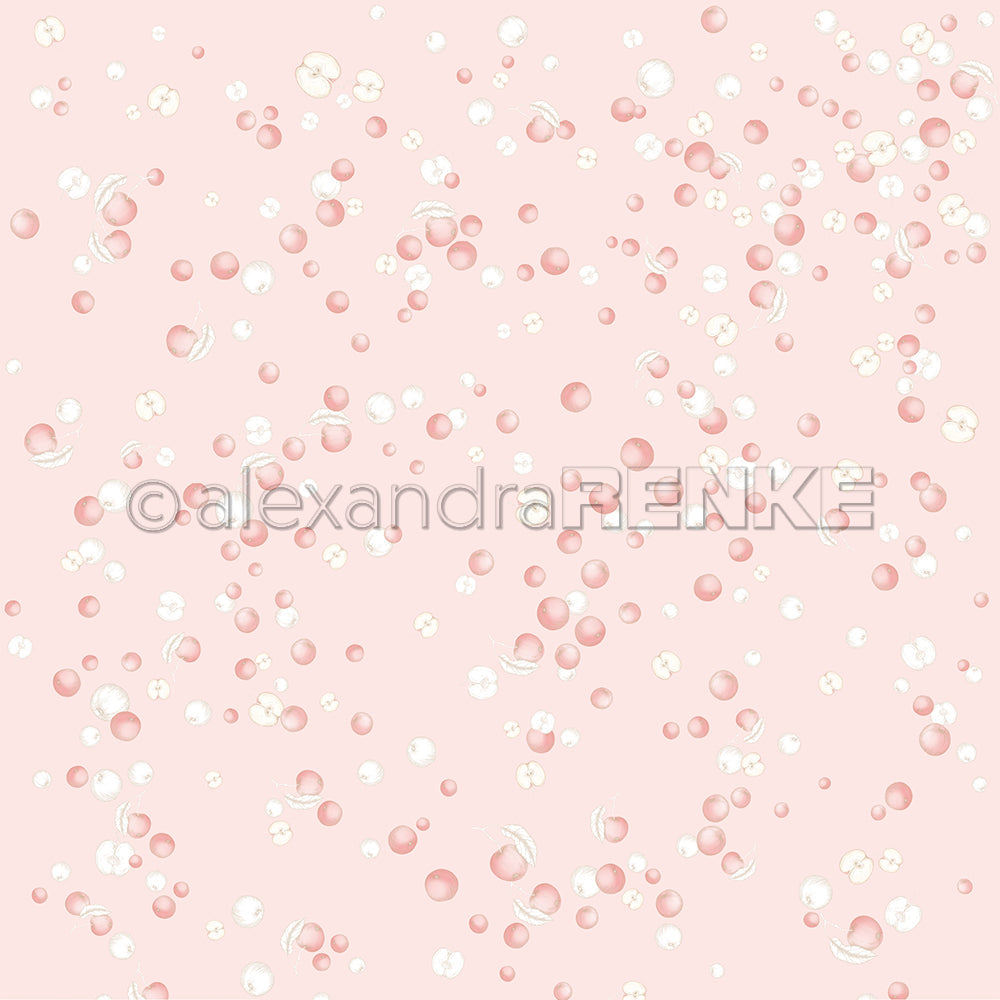 Design paper 'Apple flurry on pink' - P-AR-10.3082- A.RENKE