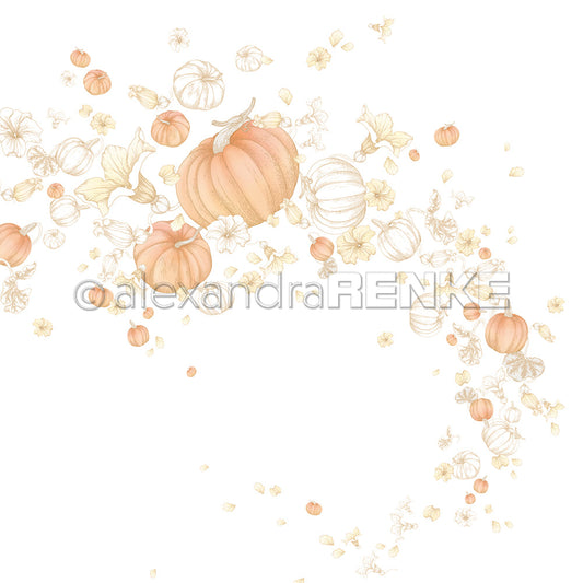 Design paper ' Pumpkin variation '- P-AR-10.3387- A.RENKE