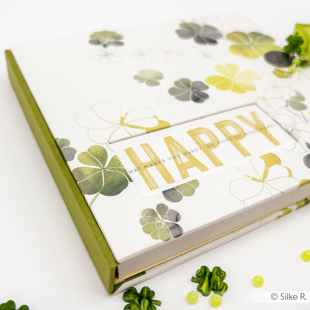 Design paper 'Happy Typo Streifen'- P-AR-10.3501- A.RENKE