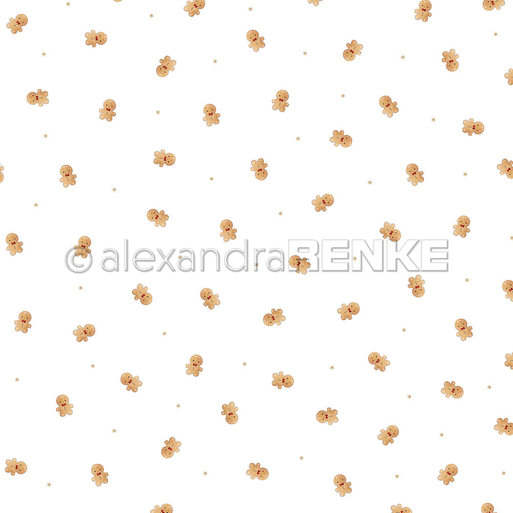 Design paper 'Gingerbread Man Bustle'- P-AR-10.3539- A.RENKE