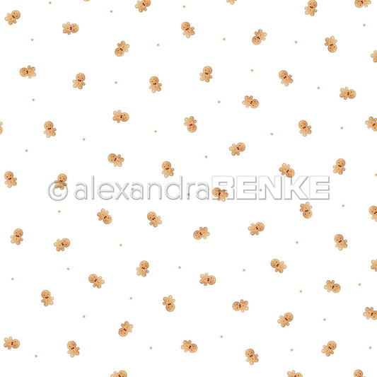 Design paper 'Gingerbread Man Bustle'- P-AR-10.3539- A.RENKE