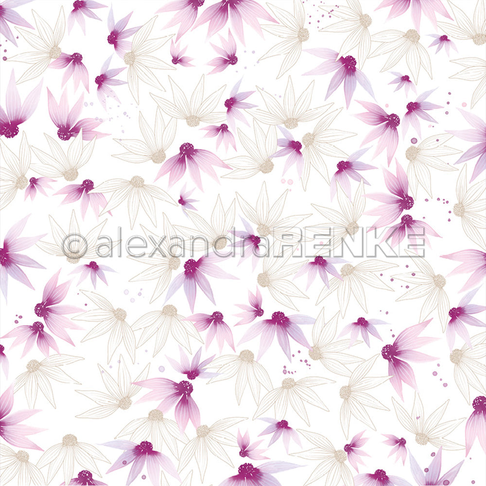 KIT Design paper 'Lilac 1 ' -  A.RENKE