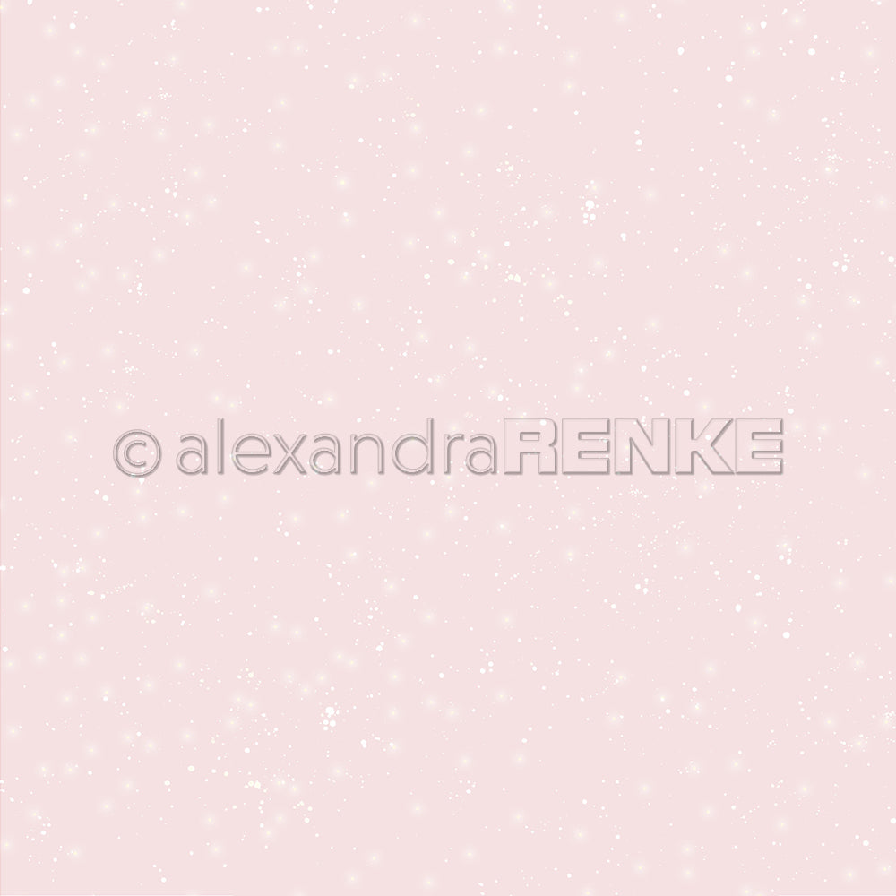 Design paper 'Antique Pink Starry Snow Sky Light' - P-AR-10.2878 - A.RENKE