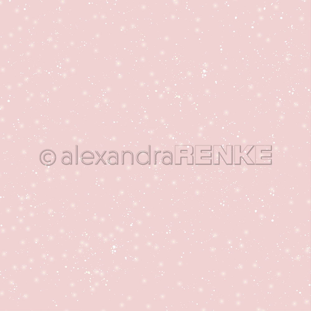 Design paper 'Antique Pink Starry Snow Sky Medium'- P-AR-10.2879 - A.RENKE