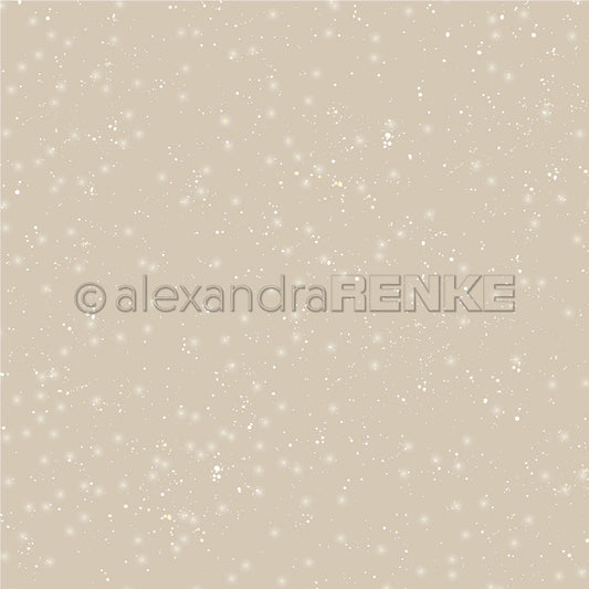 Design paper 'Brown Beige Starry Snow Sky Medium'- P-AR-10.2883 - A.RENKE