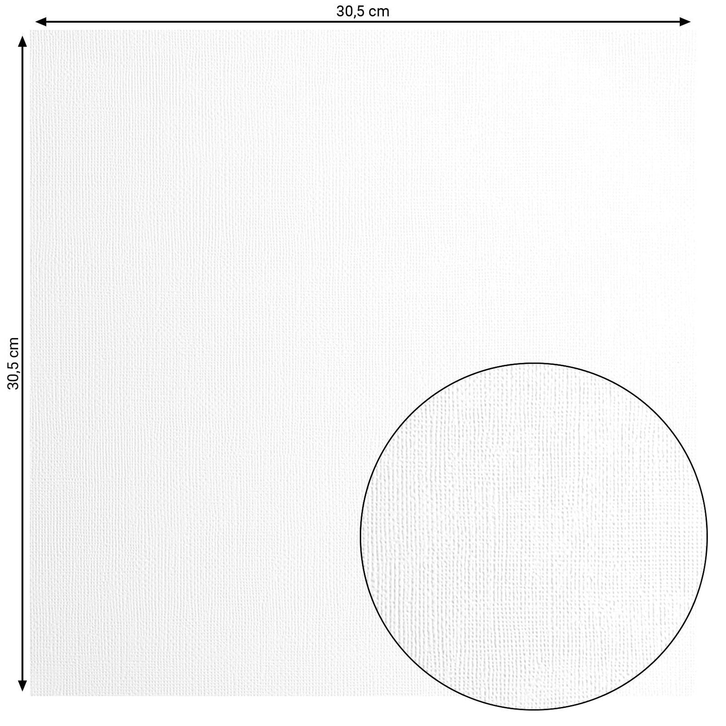 Foglio Cardstock Texture - WHITE 29280 097 Florence