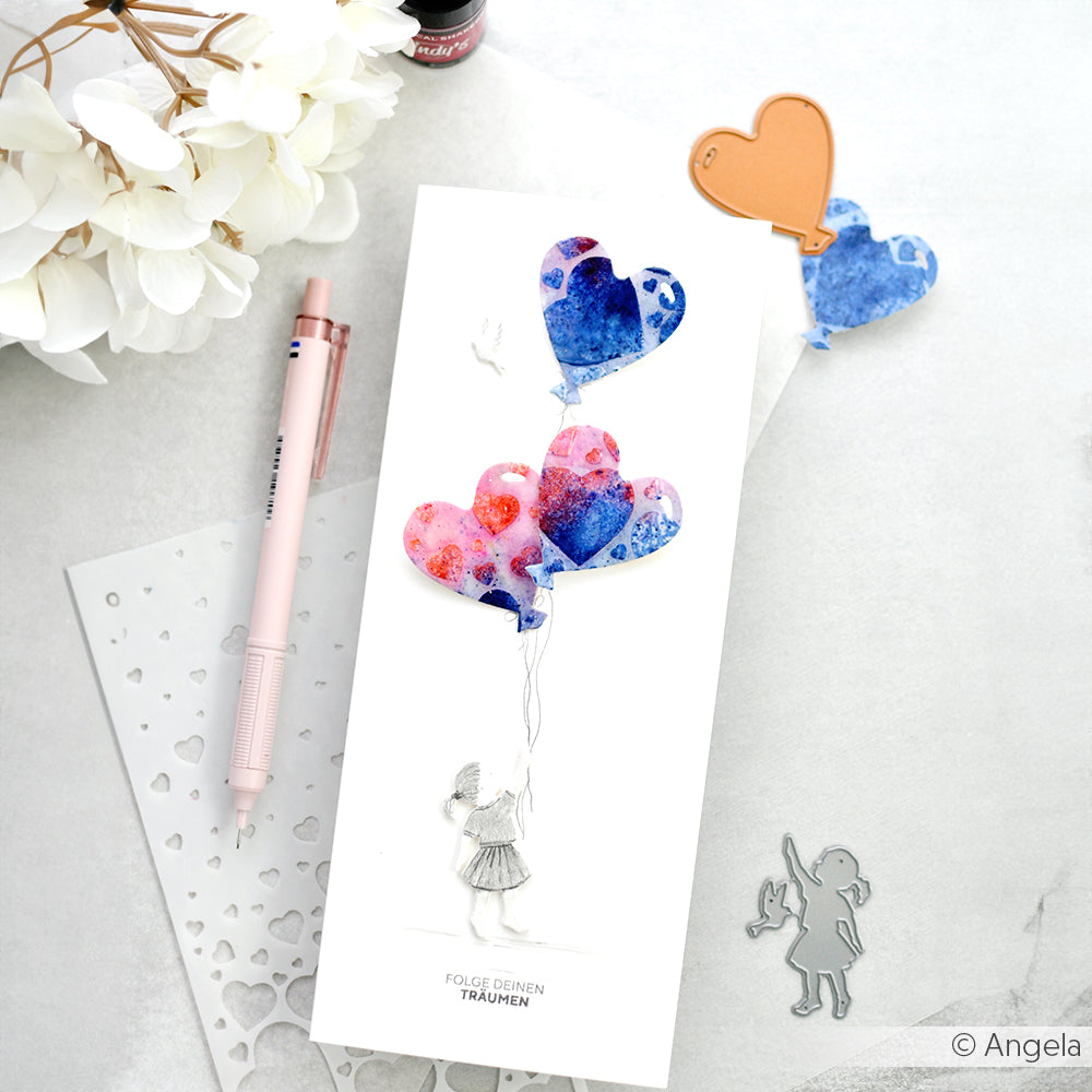 Set fustelle 'Heart Balloon Greetings'- D-AR-BA0416 - A.RENKE