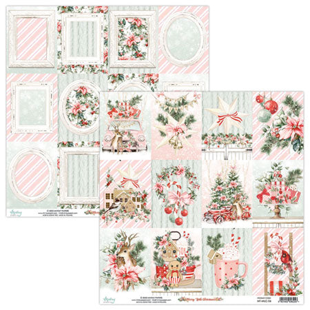 Mintay Papers - Merry Little Christmas Collection - 12 x 12 Double Sided Paper - MT-MLC-06