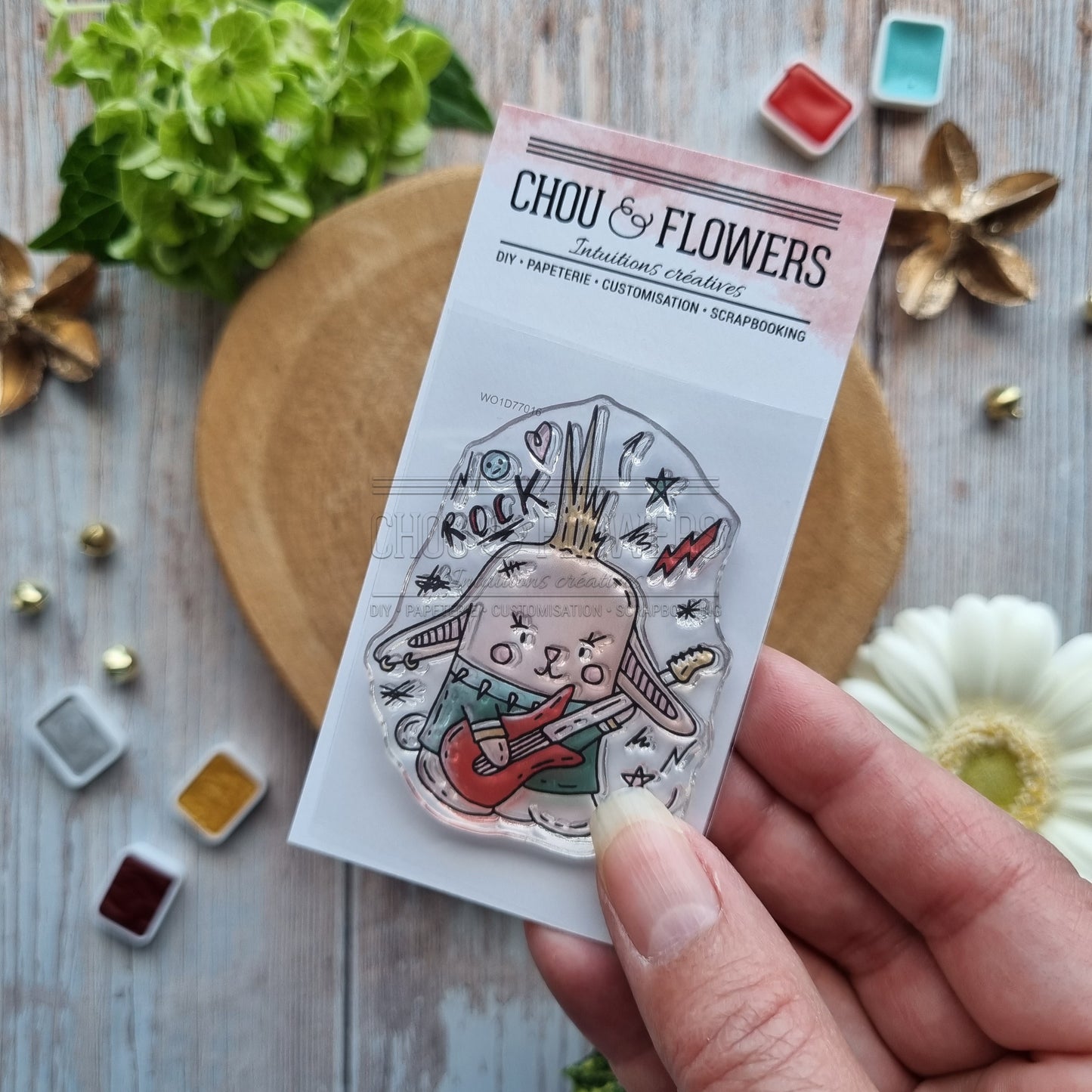 TIMBRO - DOUDOU PUNK -AVE103- CHOU & FLOWERS