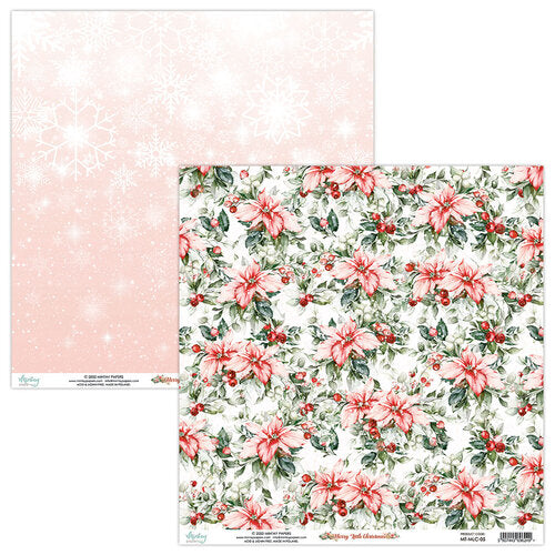 Mintay Papers - Merry Little Christmas Collection - 12 x 12 Double Sided Paper - Sheet 05