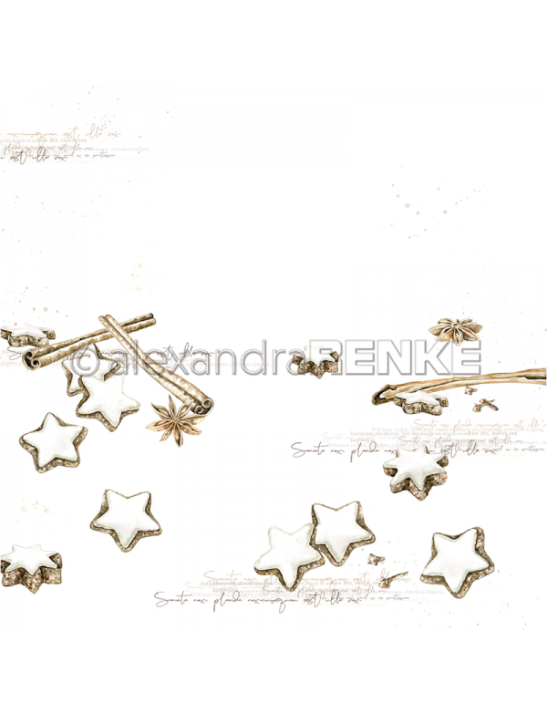 A. RENKE - Carta 'Star-shaped cinnamon biscuits' 10.1096