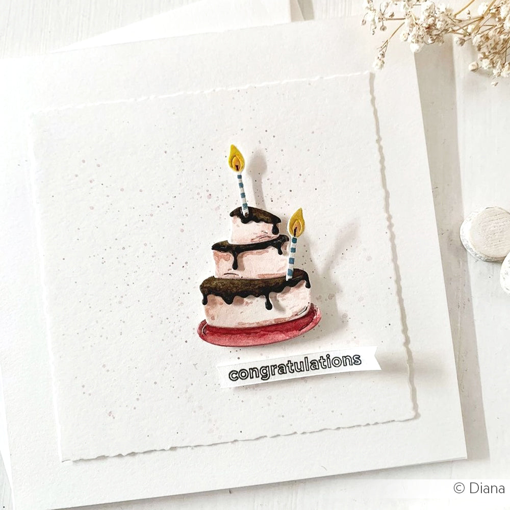 Set Fustelle 'Cake with candles' - D-AR-Ba248 - A. RENKE