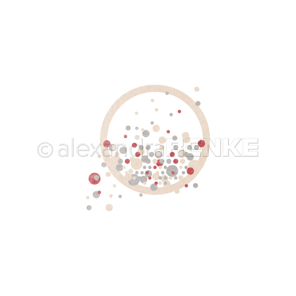 Set fustelle PAPPcutie 'Circle framewith confetti' -D-AR-Ba0487 - A.RENKE