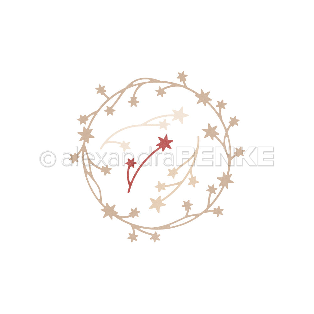 Set Fustelle "Sparkling Star Wreath 2"- D-AR-Ba0497 - A.RENKE