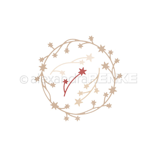 Set Fustelle "Sparkling Star Wreath 2"- D-AR-Ba0497 - A.RENKE