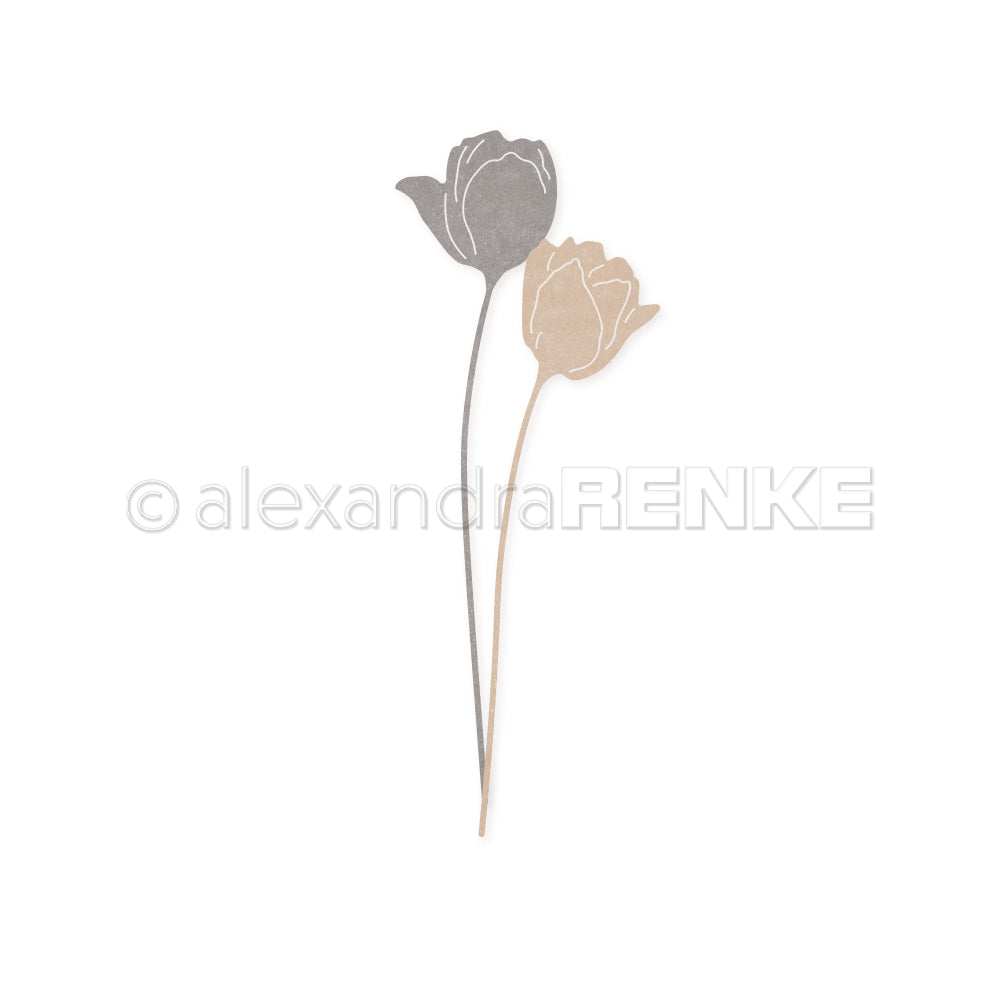 Set Fustelle  'Judith's tulips pair' -D-AR-FL0225 - A.RENKE