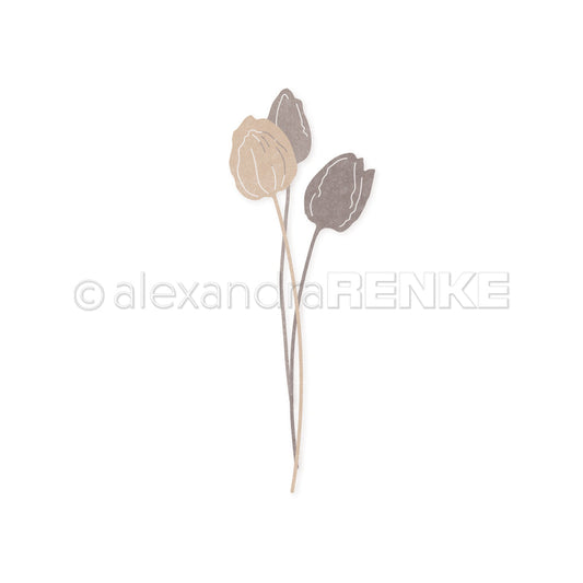 Set Fustelle  'Judith's tulips trio' -D-AR-FL0226 - A.RENKE