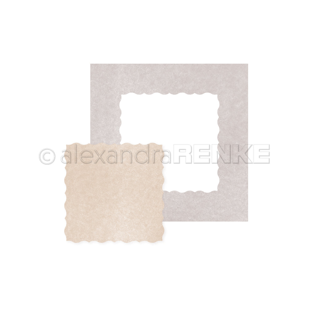 Fustella PAPPcut' Square with ornamental border' -PC-AR-Ba0003 - A.RENKE