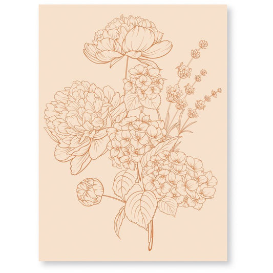 Embossing Folder "BOUQUET 3D"  FDPE224002 - FLORILEGES DESIGN