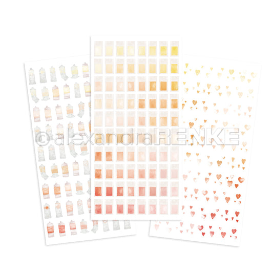 Rub-On 'Color Wonder Yellow-Orange-Red' - RO-AR-Ba0009 - A.RENKE