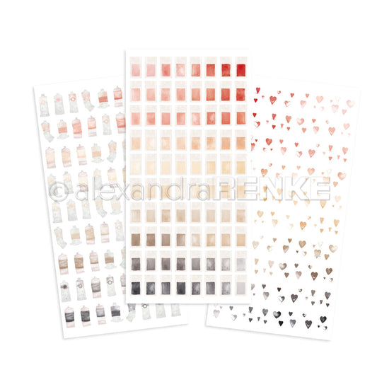 Rub-On 'Color Wonder Red-Beige-Black' - RO-AR-Ba0012 - A.RENKE