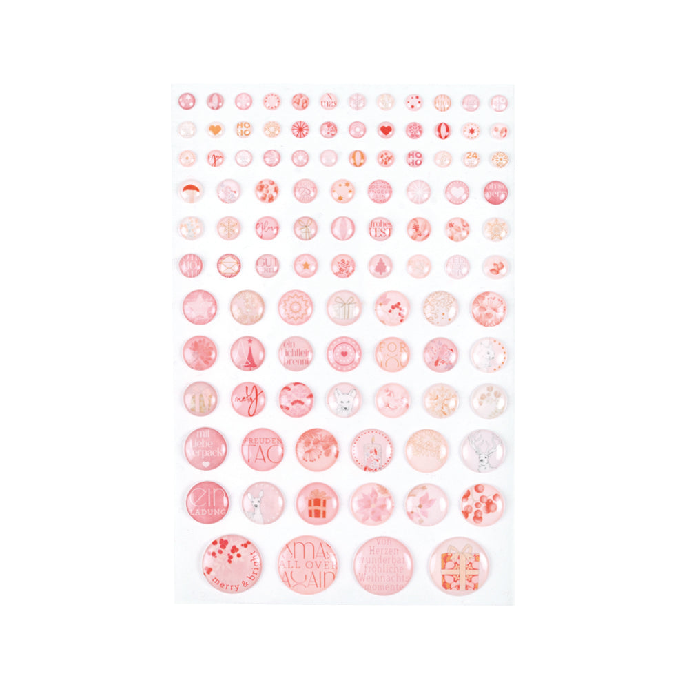 Stickers Dots 'Pink Snowstorm'- SD-AR-W0005- A.RENKE