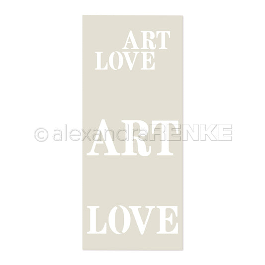 Stencil 'Art Love'- ST-AR-Ty0014- A.RENKE