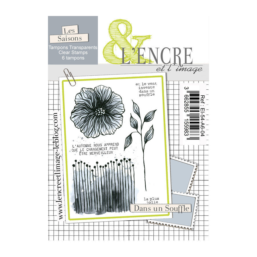 Set timbri clear  -  Dans un Souffle - EI-54-A6-04- L'ENCRE ET L'IMAGE