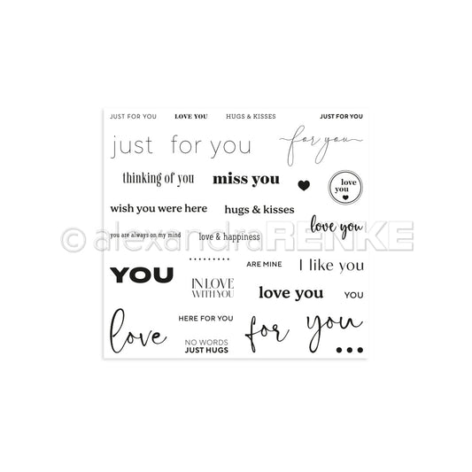 Set timbri Clear  "Just for you"  CS-AR-Ty0104 - A.RENKE