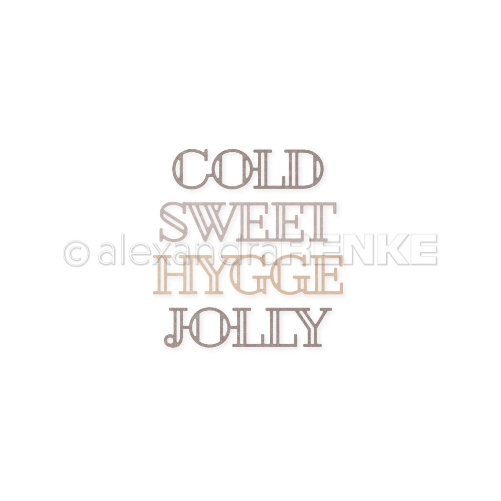 Set Fustella ' Word Set Jolly '- D-AR-Ty0171 - A.RENKE