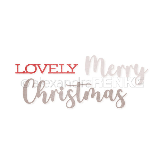 Set Fustelle "Font duo Merry Christmas"- D-AR-Ty0310 - A.RENKE