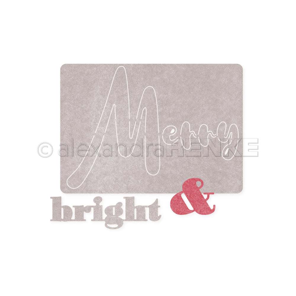 Set Fustelle " 'Merry & bright' "negativo- D-AR-Ty0332 - A.RENKE