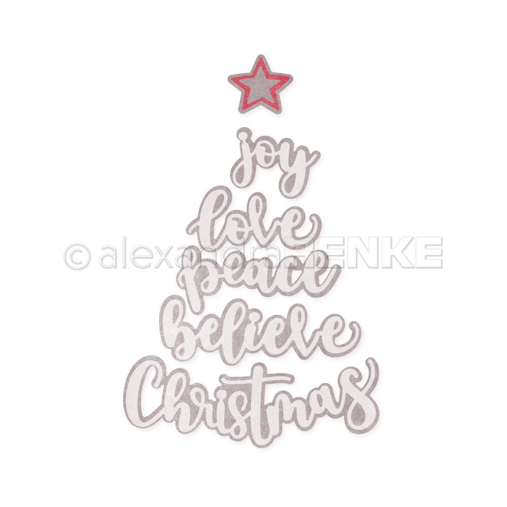 Set Fustelle 'Layered word set 'Christmas tree'- D-AR-Ty0339 - A.RENKE